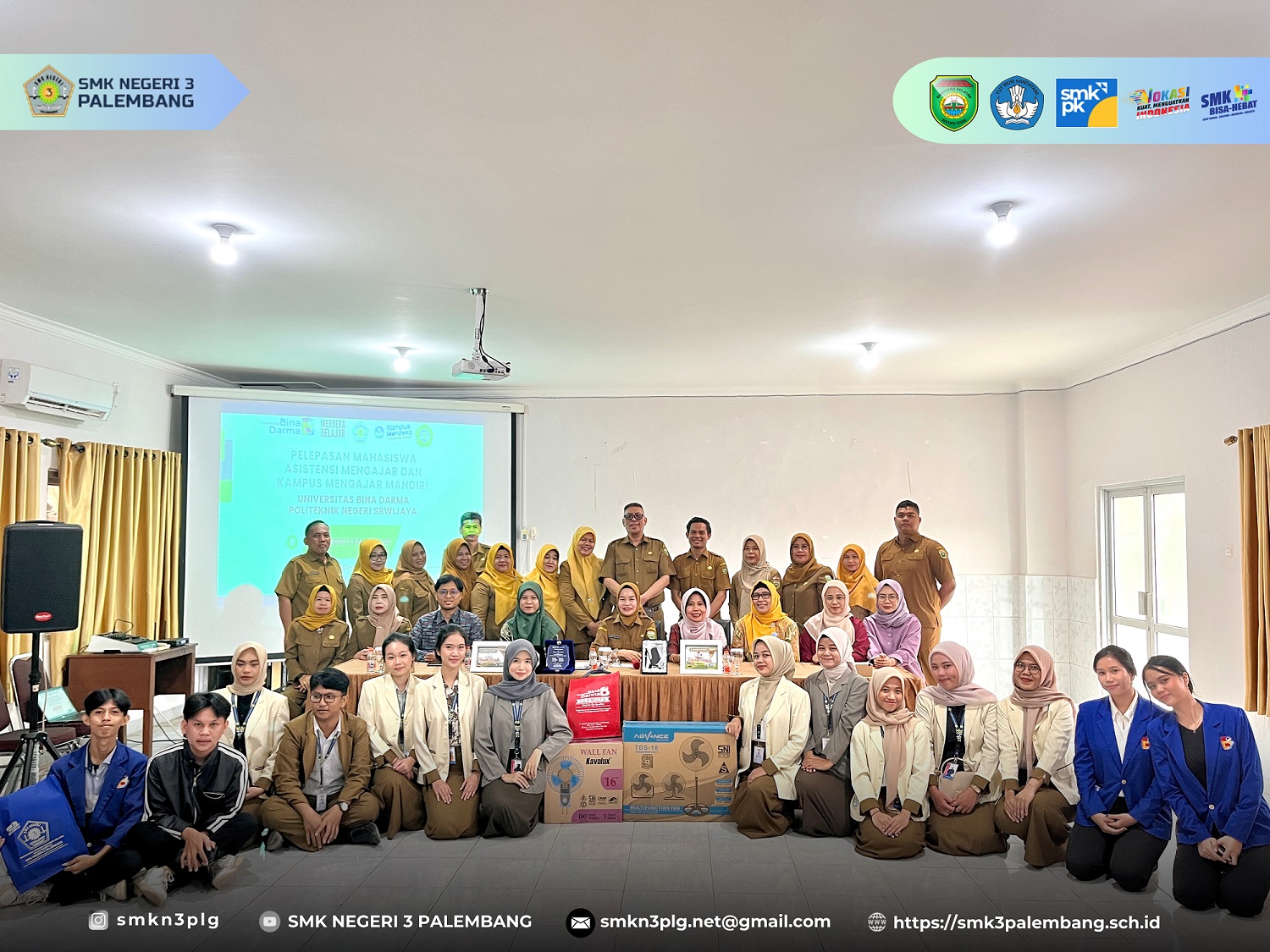 Pelepasan Mahasiswa Asisten Mengajar dan Kampus Mengajar Mandiri Tahun 2024